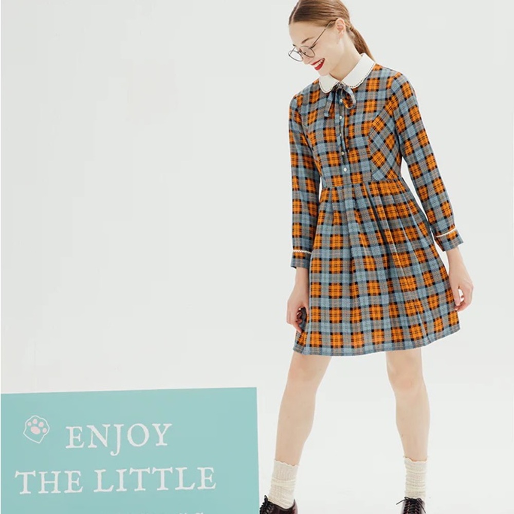 Miss Patina Edinburgh Plaid Dress